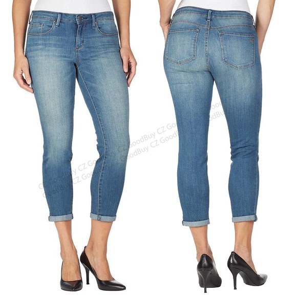 Jessica Simpson Women's Rolled Crop Skinny Jeans - Picture 8 of 8